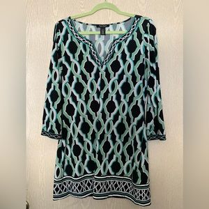 White House Black Market Retro Tunic